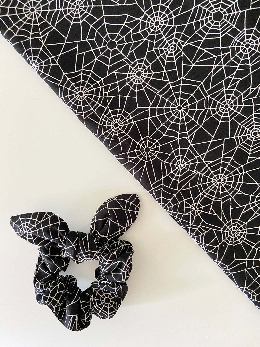 Wicked Web Scrunchie with Bow