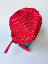 Load image into Gallery viewer, Christmas Red Large Scrub Cap
