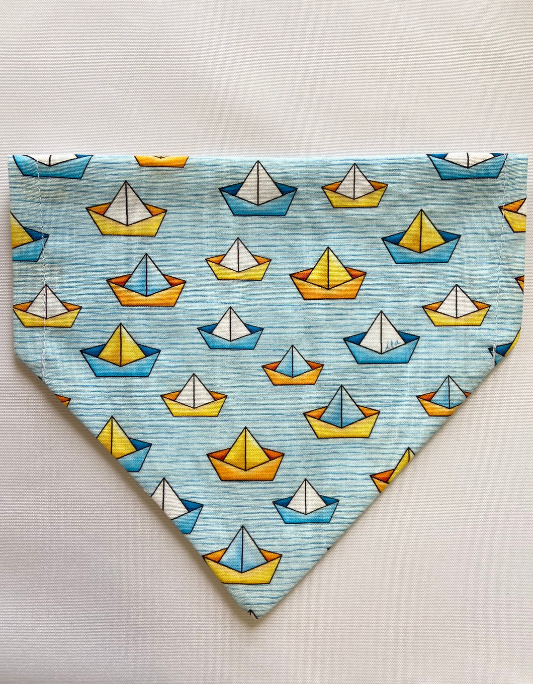 Paper Boats Pet Bandana