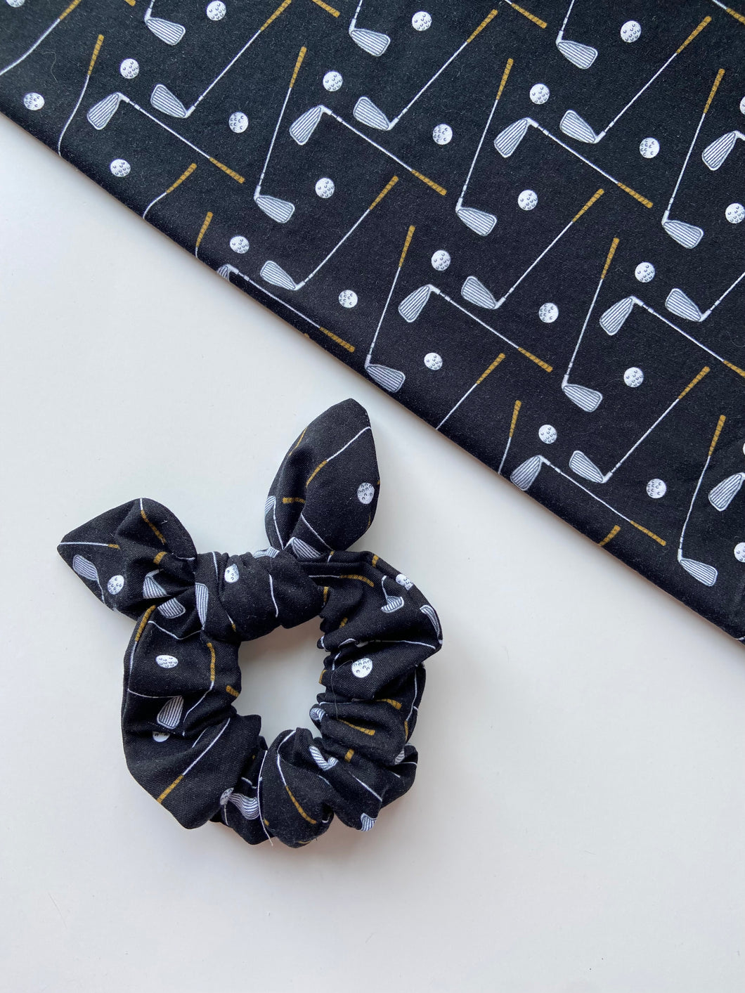 Golf Scrunchie with Bow