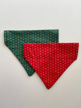 Load image into Gallery viewer, Medium Christmas Pet Bandana
