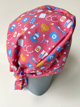 Load image into Gallery viewer, Pink Hero Scrub Cap
