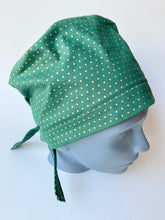 Load image into Gallery viewer, Christmas Green Large Scrub Cap
