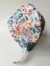 Load image into Gallery viewer, Spring Floral Large Scrub Cap
