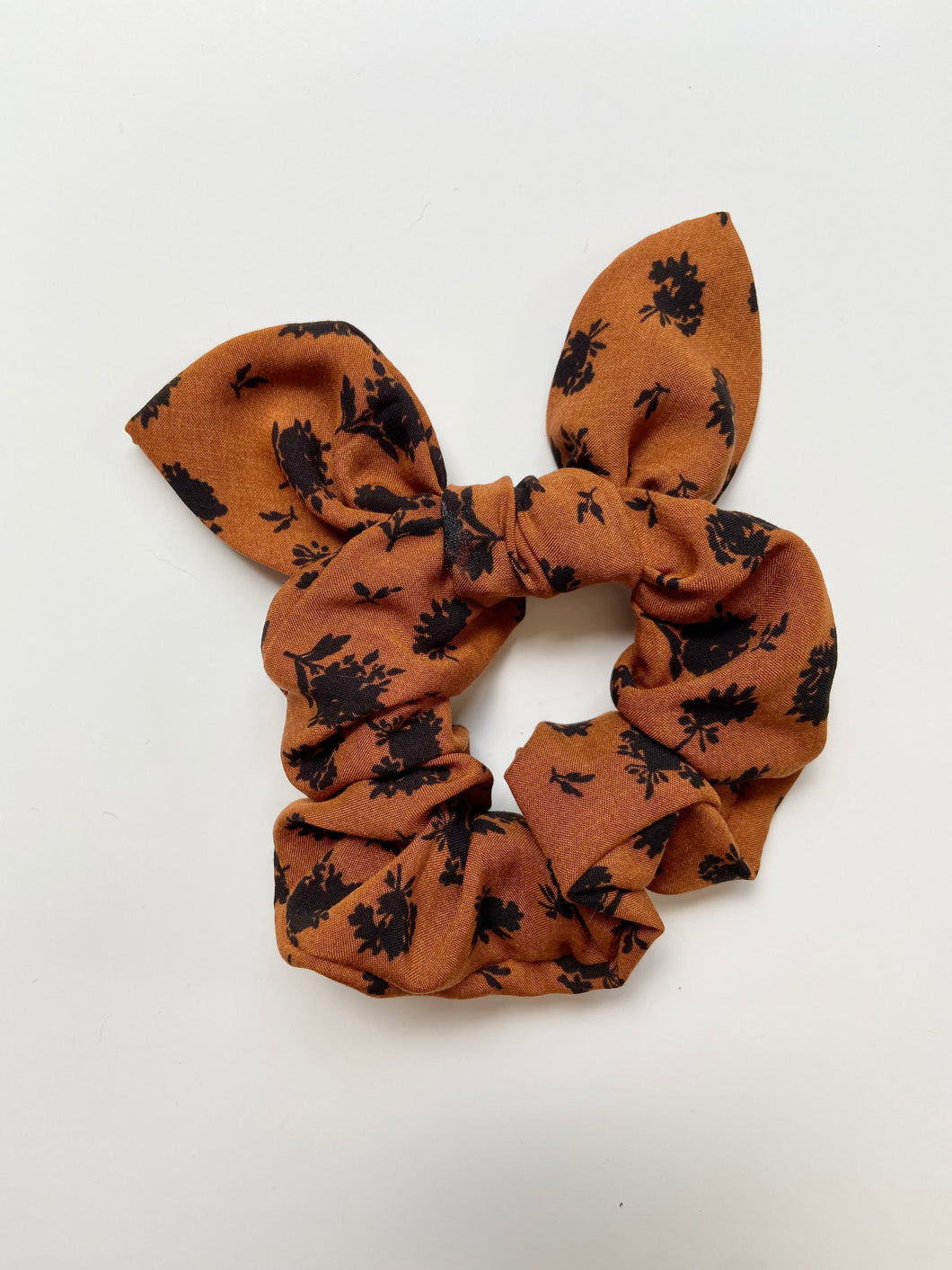 Vintage Harvest Scrunchie with Bow