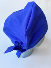 Load image into Gallery viewer, Cobalt Blue Large Scrub Cap
